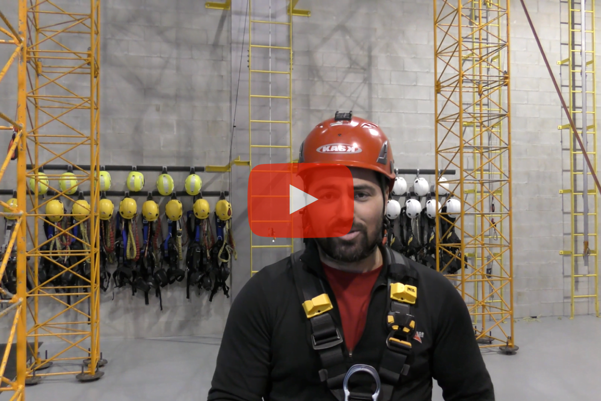 Fall protection and rescue training